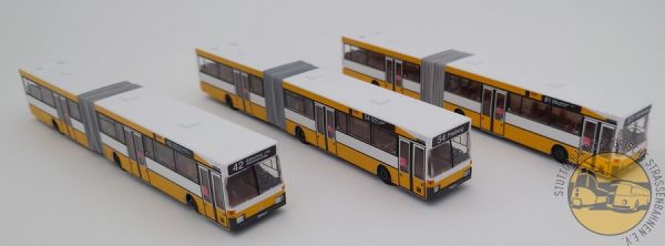 Modellbus "MB O405G; SSB, Stuttgart / Linie 81 / SHB-Sondermodell"